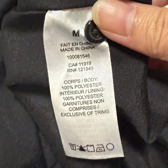 Dynamite Floral Button-Down Shirt Dress with Tie-Waist - Picture 6 of 6